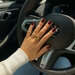 Nailiva™ Burgundy Short Press-On Nails