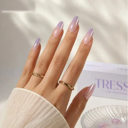 Lilac Aura — Chrome Ombré
